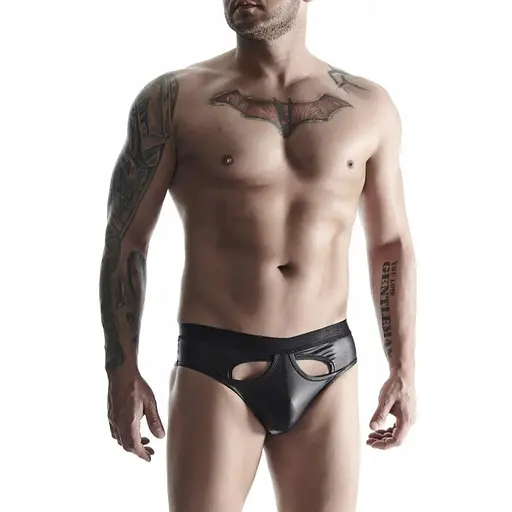 Чоловічі труси Regnes Fetish Planet BRI025 wetlook XL (чорний)