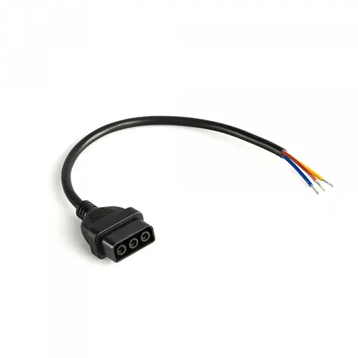 Кабель живлення для лінійного світильника VIDEX BNL02 Black - фото 1