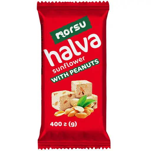 Халва подсолнечная Norsu с арахисом 400 г х 12 шт.