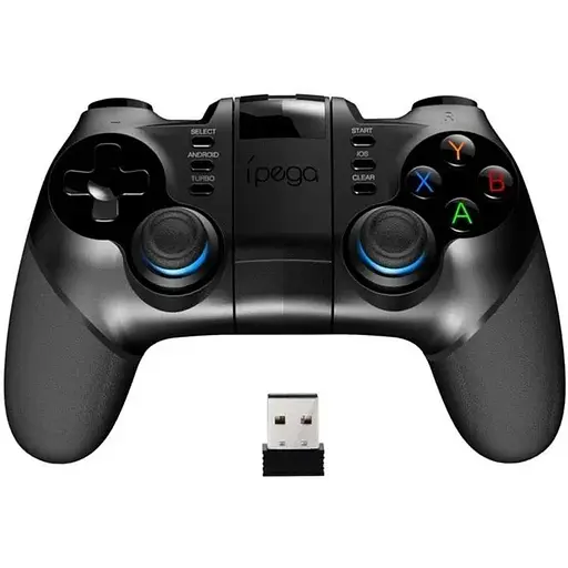 Геймпад iPega PG-9156 черный беспроводной Bluetooth/USB для ПК/Android/iOS 18 кнопок - фото 1