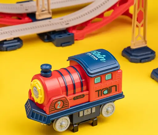 Игровой набор Otamanko Храбрый Паровозик трюковая железная дорога 142 детали - фото 8