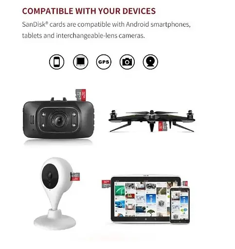 Карта памяти SanDisk MicroSD 256Gb A1 SDSQUAC-256G-CN6MN - фото 3