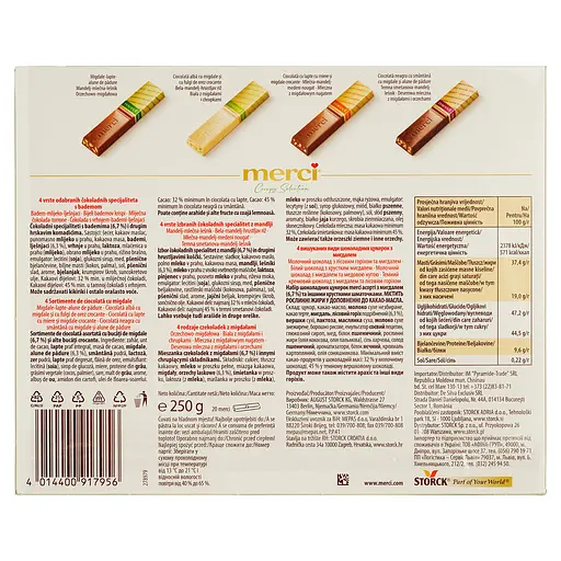Уценка. Конфеты Merci ассорти с миндалем шоколадные, 250 г (577325) - фото 3