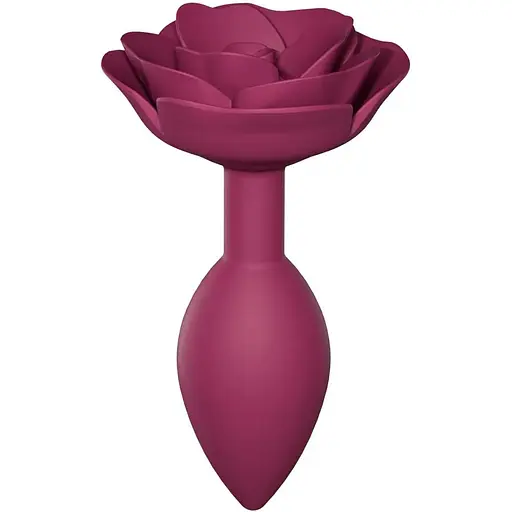 Силиконовая анальная пробка Love To Love Open Roses M Size - Plum Star