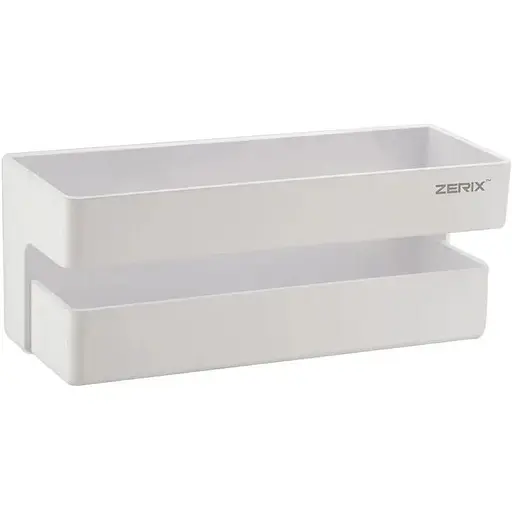 Полка Zerix пластиковая A8042 ZX2814, Белый - фото 1