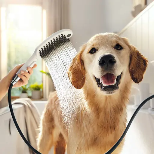 Ручной душ Hansgrohe DogShower 150 3Jet Matt White белый матовый 26640700, Белый матовый - фото 2