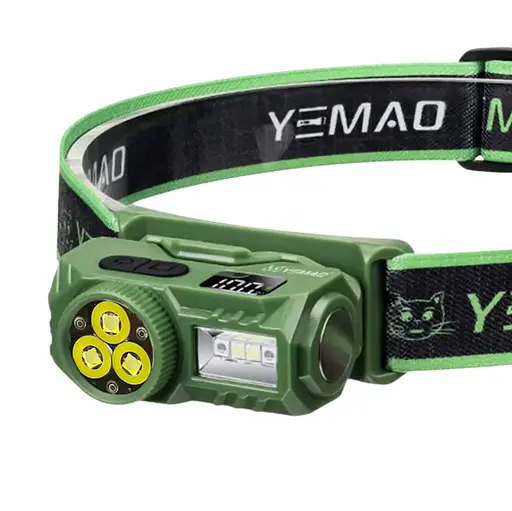 Налобный фонарь YEMAO YM‐T614 яркий легкий с USB‐C зарядкой - фото 2