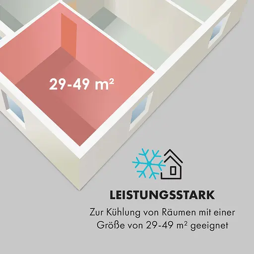 Мобильный кондиционер Klarstein Kraftwerk Smart 10K (10034666) Розовый - фото 2