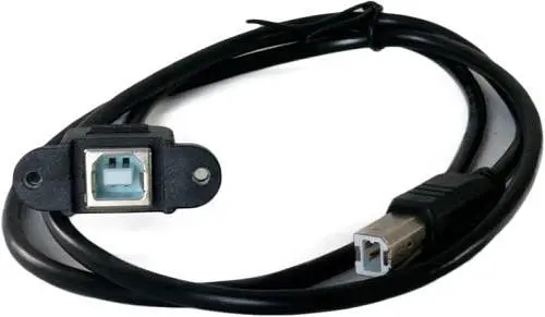 Кабель USB Тип B(famale) - Mini USB тип B(male), 1 м, черный, Extradigital (KBU1879) - фото 1