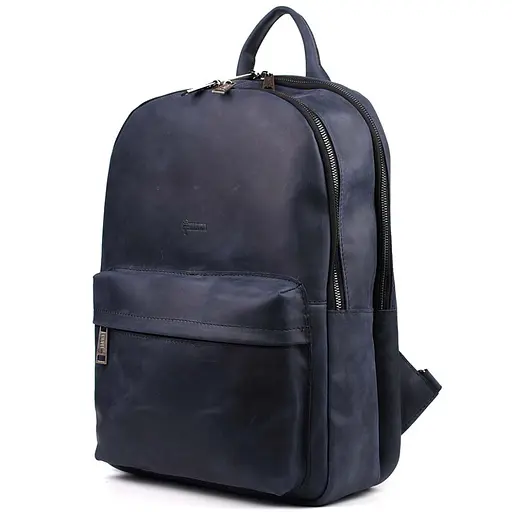 Кожаный мужской рюкзак TARWA 40х31х13 см sum0026174 - фото 1