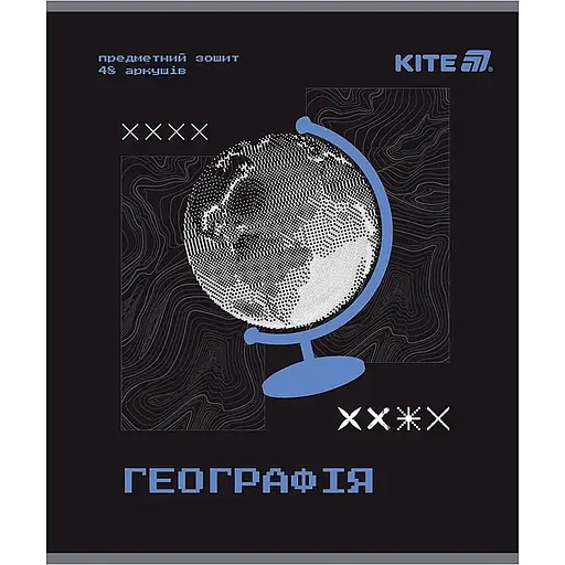 Набір зошитів Kite Techno Географія предметний 48 аркушів в клітинку (K25-240-5) - фото 1