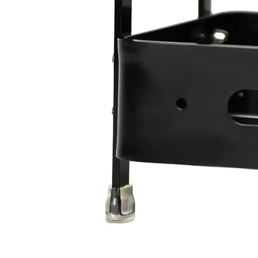 Полка Homax трехуровневая прямоугольная алюминиевая 57х33.3х15.5 см черная (EBA-3550 BL) - фото 6