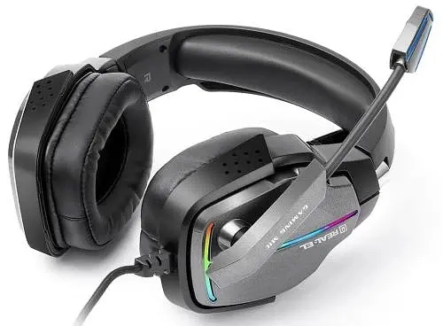 Наушники GDX-7780 Surround 7.1, Black REAL-EL teh0023885 - фото 6