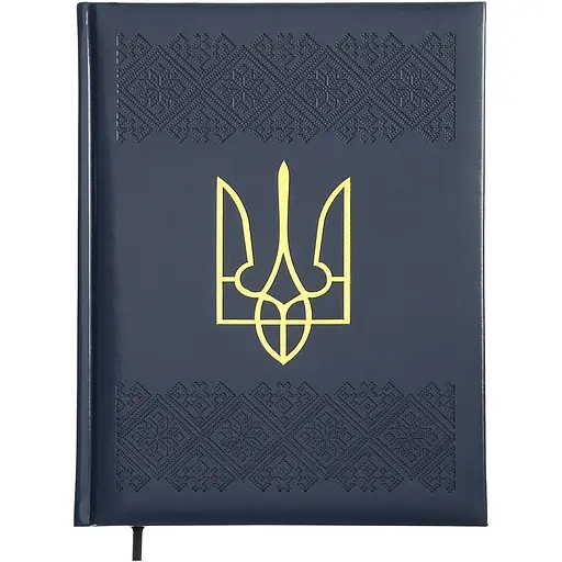 Ежедневник датированный Buromax Heraldry 2026 A4 искусственная кожа/поролон кобальтовый (BM.2750-54)