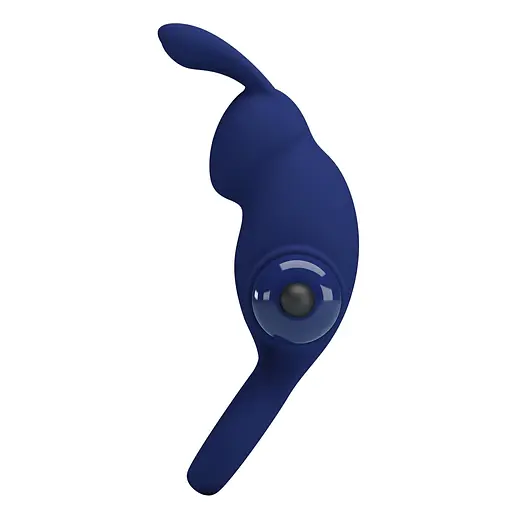 Эрекционное кольцо Pretty Love Vibrant Penis Ring 11.3 см синий - фото 3
