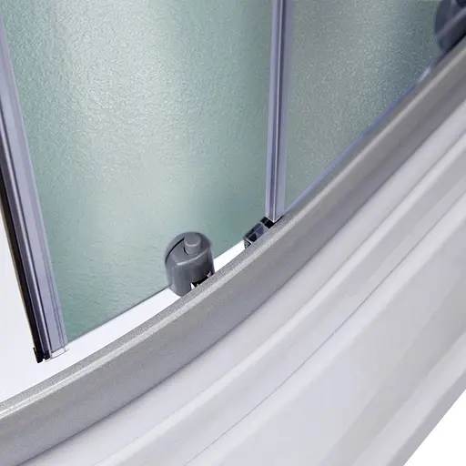 Душевой бокс Lidz Tani SB90x90.SAT.HIGH.FR Frost, Хром матовый, матовый, хром матовый - фото 5