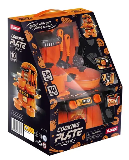 Набір Cooking Plate with Dishes, помаранчевий, 10 предметів, 1771