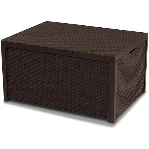 Стіл-скриня для саду пластиковий Keter Arica коричневий - фото 1