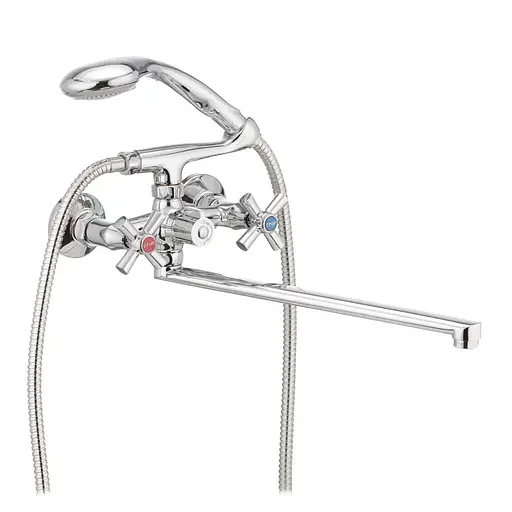 Смеситель для ванны Cron Polo 140 CR0223 Хром - фото 1