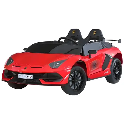 Електромобіль дитячий Bambi Lamborghini M 6026EBLR 3 два мотори м'які колеса шкіряне сидіння