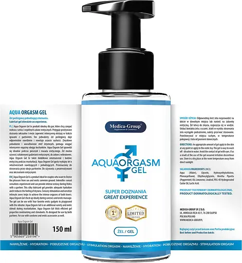 Гель Medica-Group Aqua Orgasm 150 мл - фото 3
