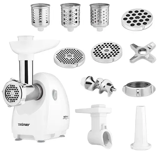 М`ясорубка ZELMER ZMM4048B шинковка - фото 1