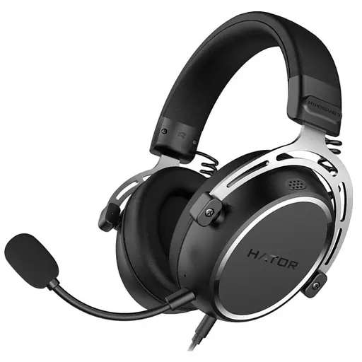 Ігрові навушники з мікрофоном HATOR ESH-05 HYPERGANG 3 USB 7.1 Hi-Res Black