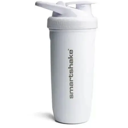 Шейкер спортивний SmartShake металевий Reforce Stainless Steel 30oz/900 мл Army White (11150203) - фото 1