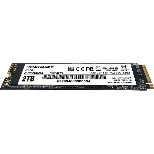 Накопичувач SSD Patriot m.2 NVMe 2TB P320 (P320P2TBM28) - фото 3
