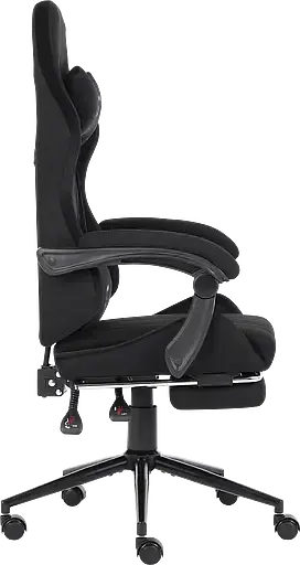 Геймерское кресло GT Racer черное (X-2324 Fabric Black Suede) - фото 3