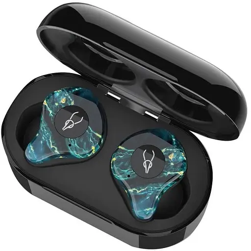 Бездротові Bluetooth навушники Sabbat X12 Ultra Dream Stone з підтримкою aptX чорно-зелені