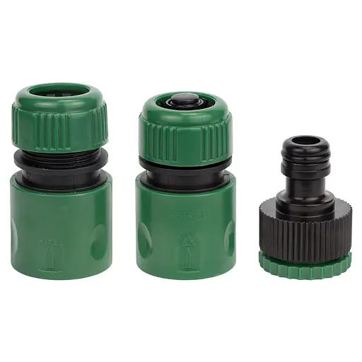 Набір для поливу Grad пістолет-розпилювач 7-ми режимний 2 коннектора + адаптер ABS (5012525) - фото 6