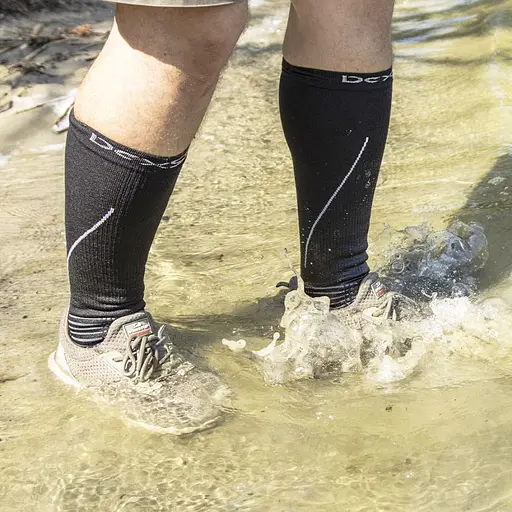 Носки DexShell Compression Mudder водонепроницаемые XL серые - фото 18