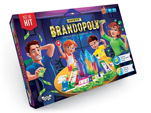 Настільна розважальна гра Брендополія Premium, G-BRP-01-01U