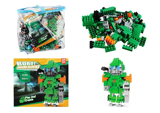 Конструктор “Робот” 233 елементи в сумці 2849C4