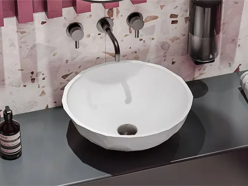 Умивальник Miraggio Sapfire глянсовий 0002254, Білий - фото 4