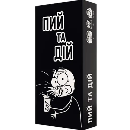Настільна гра Bombat Game Пий та Дій (укр.) (80048) - фото 1