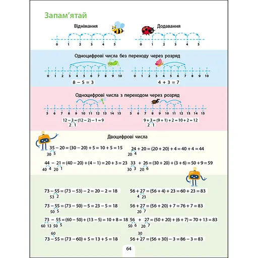 Збірник завдань Додавання, віднімання 19102, 64 сторінки - фото 6