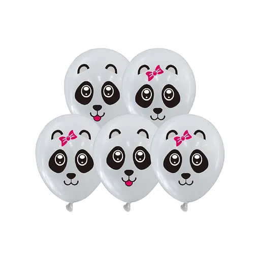 Шарик воздушный латексный с принтом (30 см, 5 шт.)