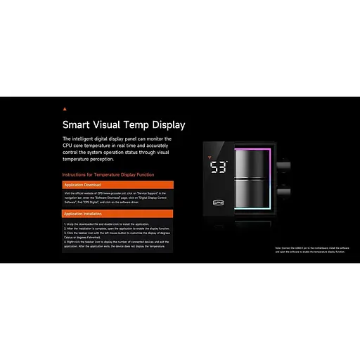 СВО PcCooler PсCOOLER DS360 PRO Digital Black (D7-S360WBKN-GL) - фото 13