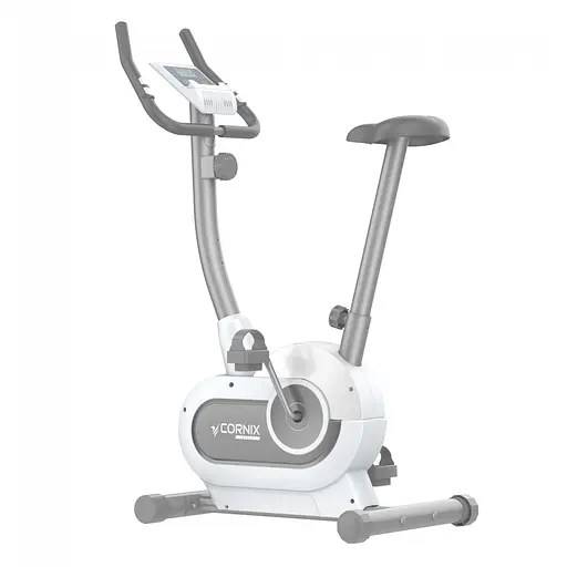 Велотренажер магнітний Cornix Hanna White/Grey - фото 1