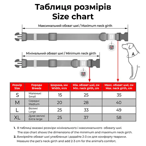 Ошейник для собак Waudog Nylon Recycled c QR паспортом градиент размер S 1.5х25-35 см голубой - фото 8