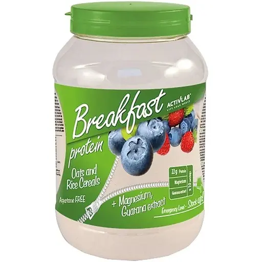 Высокобелковый завтрак ActivLab Breakfast, 1 кг - Лесные ягоды