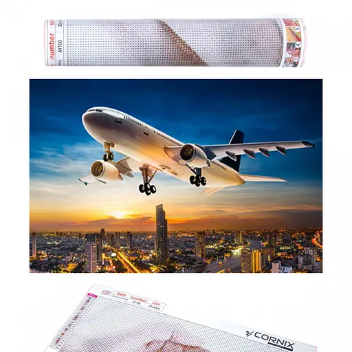 Набір алмазної мозаїки (вишивки) Cornix Art 40 x 30 см AY28 - фото 1