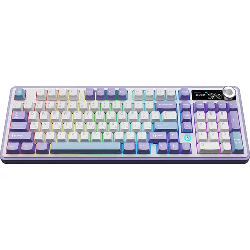 Клавіатура Ajazz AK980 Clear Sky Switch Purple (AK980-CS-PWB) [129519] - фото 3