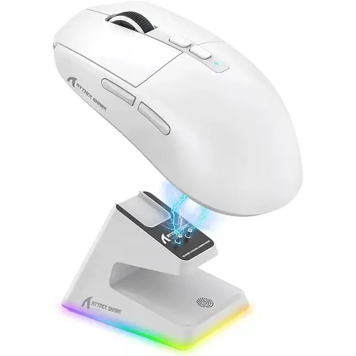 Миша ігрова Attack Shark X6 біла - фото 1