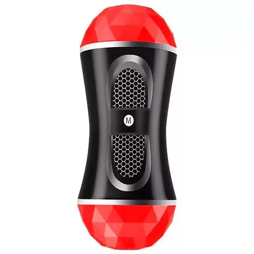 Двухсторонний мастурбатор ротик-вагина Megumi Deluxe 20 см Красный K000655 - фото 7