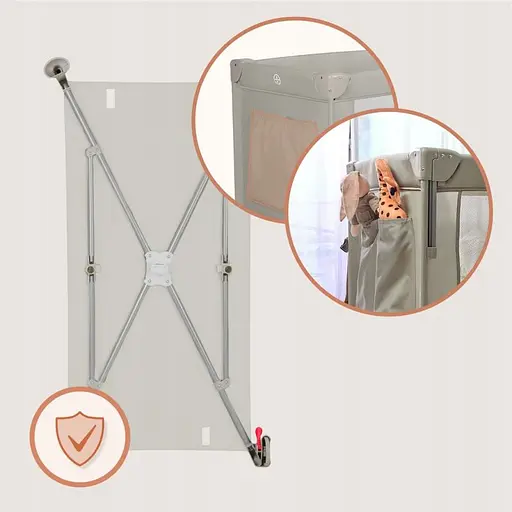 Детская кроватка-манеж Lionelo Ellen Beige Sand (LO-ELLEN BEIGE SAND) - фото 11