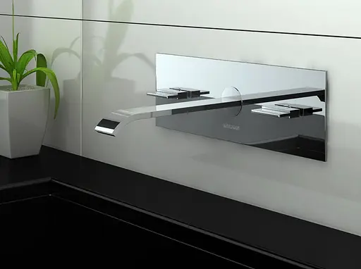 Смеситель для умывальника Kohlman Axis chrome + BOX скрытого монтажа QW195N Хром - фото 2