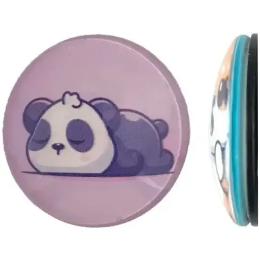 Тримач Поп Сокет New Glass (Скло) Baby Panda №39 - фото 1